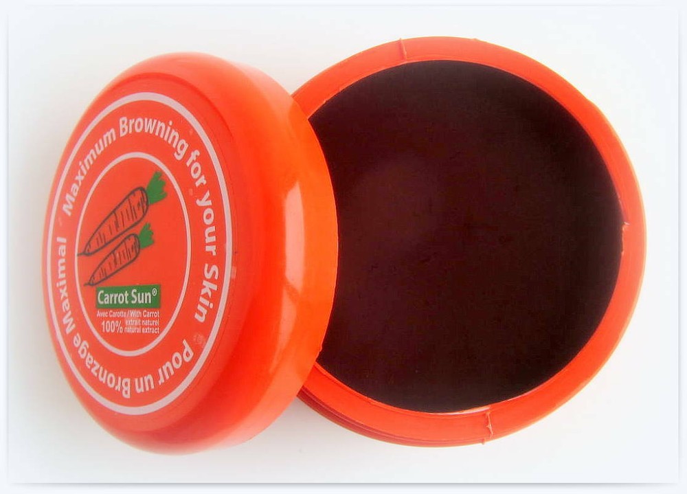 FREE SHIPPING CARROT SUN TANNING ACCELERATOR CREAM 350ml W/Carrot Oil & Henna