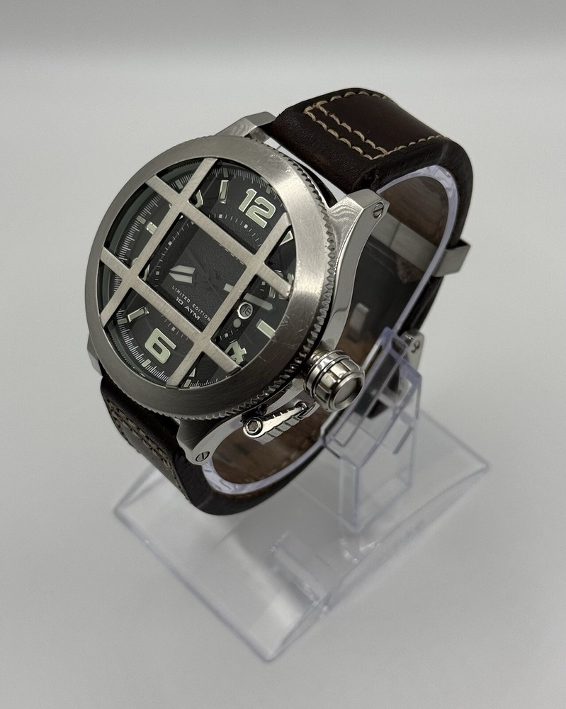 Fossil LE1002 Rare 2607 of 5000 Removable Bezel Analog Quartz Men’s Wristwatch