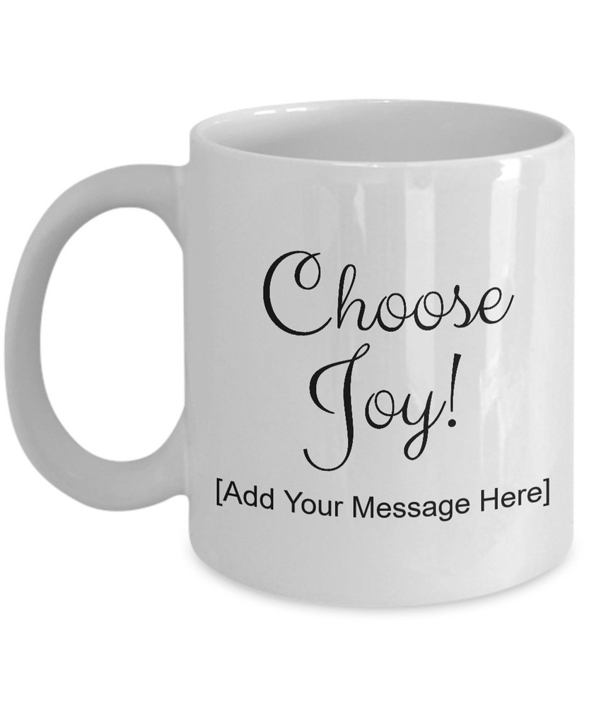 Personalized Gifts For Women Choose Joy Mug Coffee Mug Personalized Joy Gifts