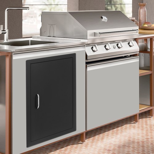BBQ Access Door, Door for Outdoor Kitchen, Single Outdoor Kitchen Door