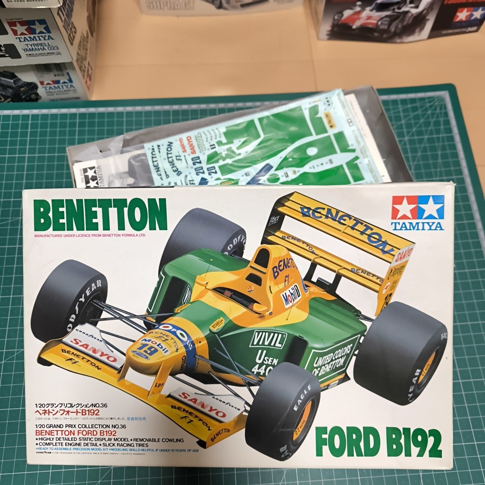 Tamiya 1/20 Benetton Ford B192 Grand Prix Collection No.36