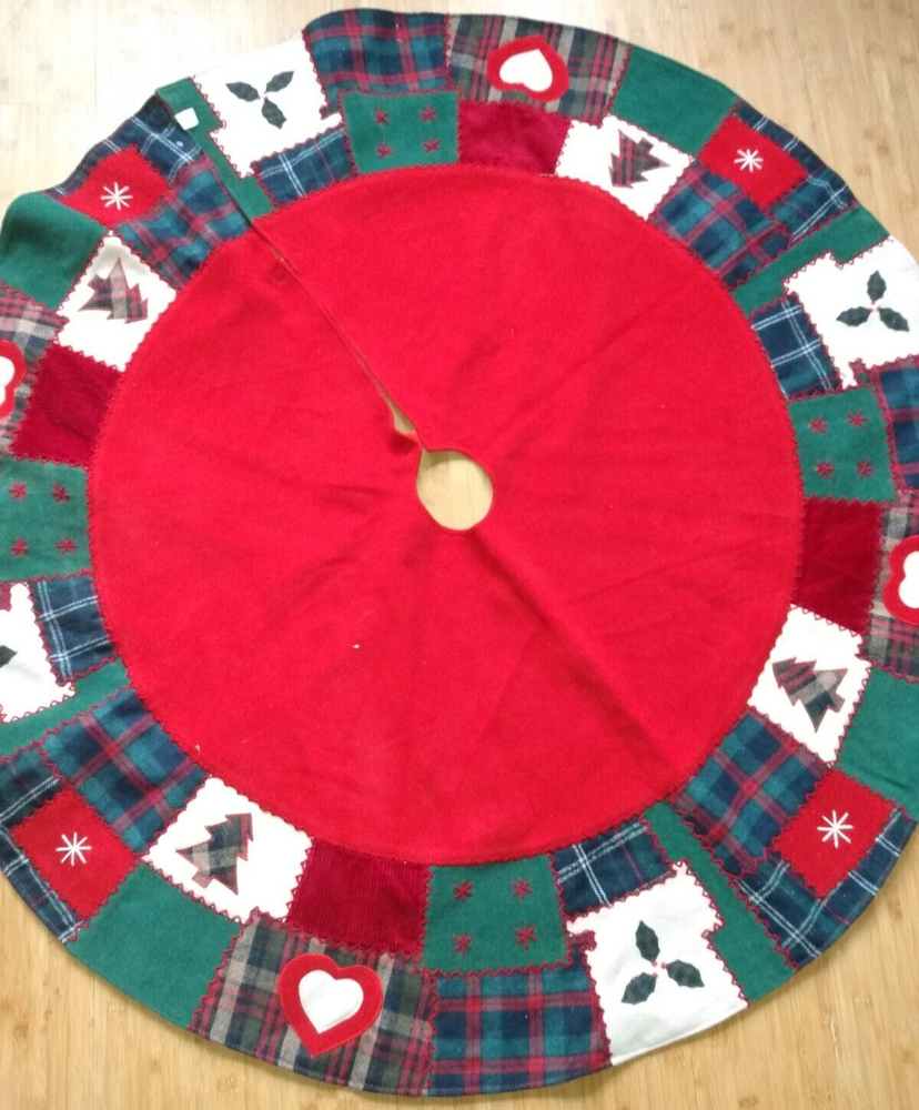 Vintage Christmas Tree SKIRT LARGE 56