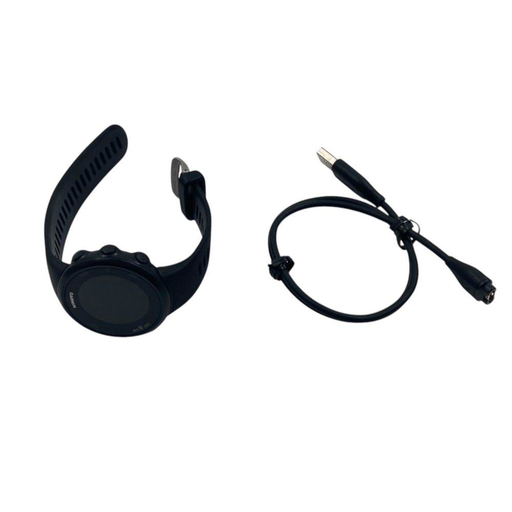 Garmin Forerunner 45 GPS Watch Black - Good Condition, Charging Cable Included