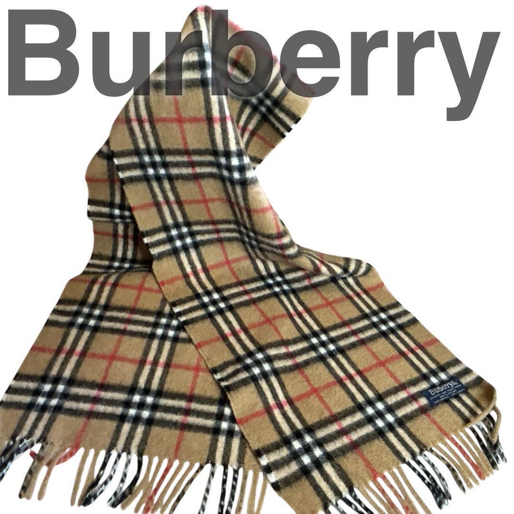 Burberry Cashmere 100 Scarf Stole Nova Check