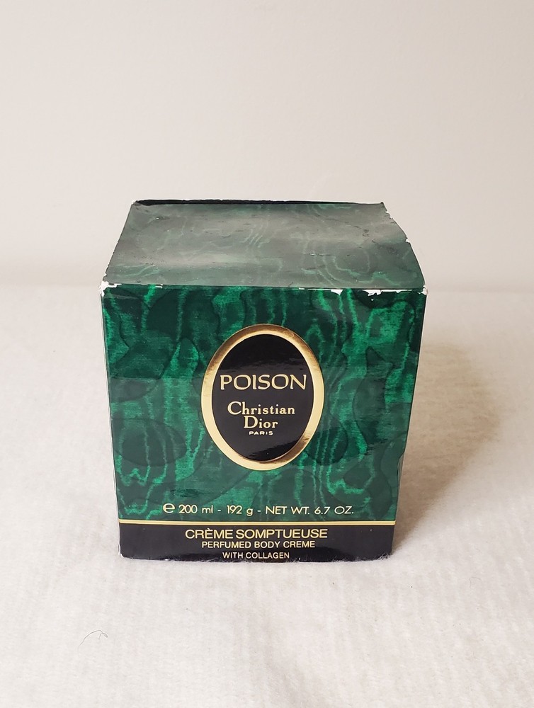 Vintage Poison by Christian Dior Collagen Creme Somptueuse 6.7 oz New
