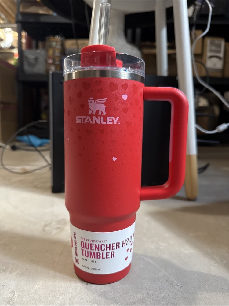 Stanley 30oz Ruby Hearts Tumbler Valentine’s Day 2025 Target Exclusive Red