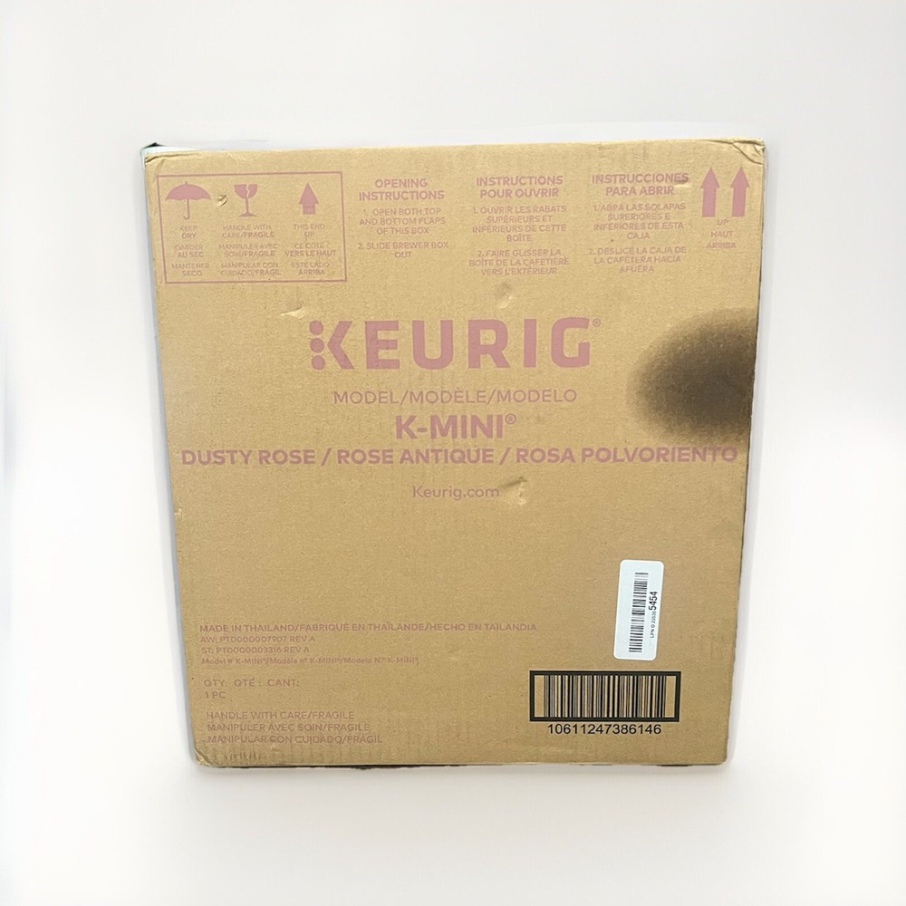 Keurig K-Mini Single Serve Coffee Maker in Dusty Rose Brand New Condition