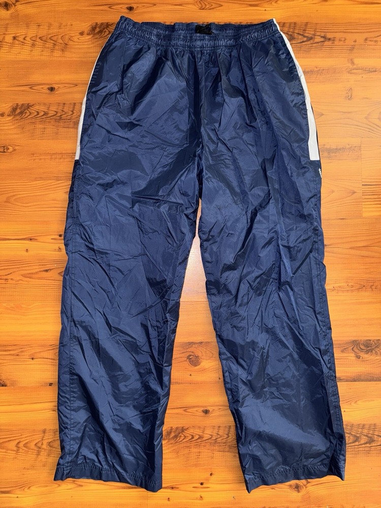 Vintage Reebok Track Pants Men’s Size XL Baggy Blue Y2K