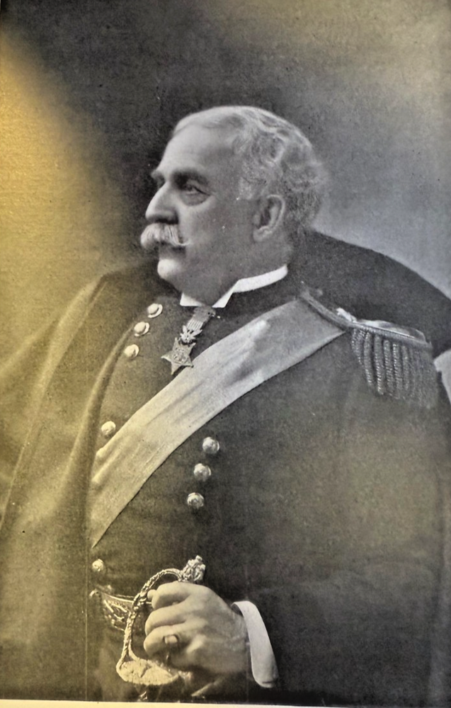 1898 Vintage Magazine Illustration Major General Nelson Miles