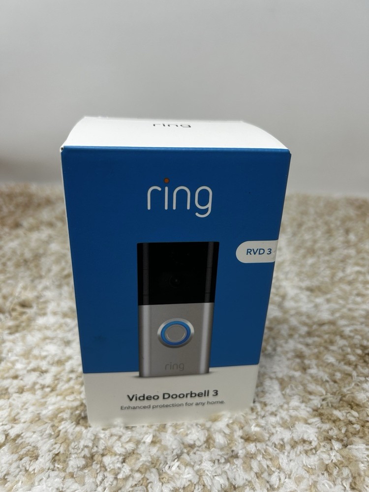 Ring 8VRSLZ-0EN0 1080p HD Wi-Fi Video Door Bell - Satin Nickel/Venetian Bronze