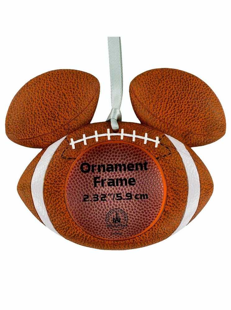 SALE!! Disney Mickey Mouse Icon Football Christmas Ornament Frame SALE!! NEW-image
