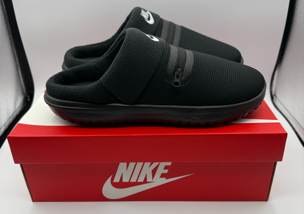 Nike Burrow NA Mens Size 9 Black Comfort Slides FZ7942 001