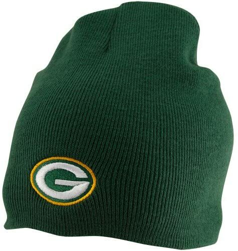 Green Bay Packers Sideline Cold Weather Uncuffed Knit Beanie Cap Hat Green