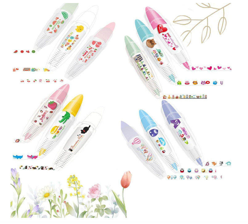 Vowtrlleoy Infinitne Press Decorative Pens for Kids DIY Crafting