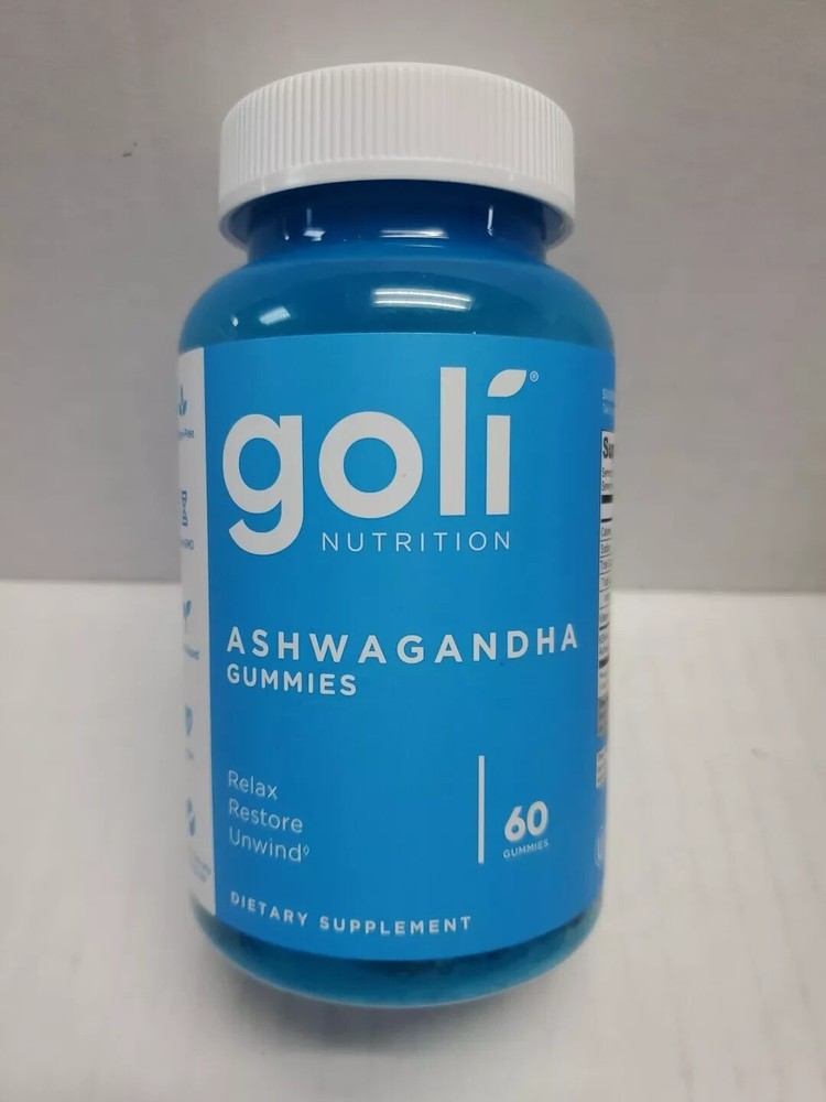Goli Nutrition Ashwagandha Gummies リラックス 復元 アンウィンド ミックスベリー 60ct 6/26