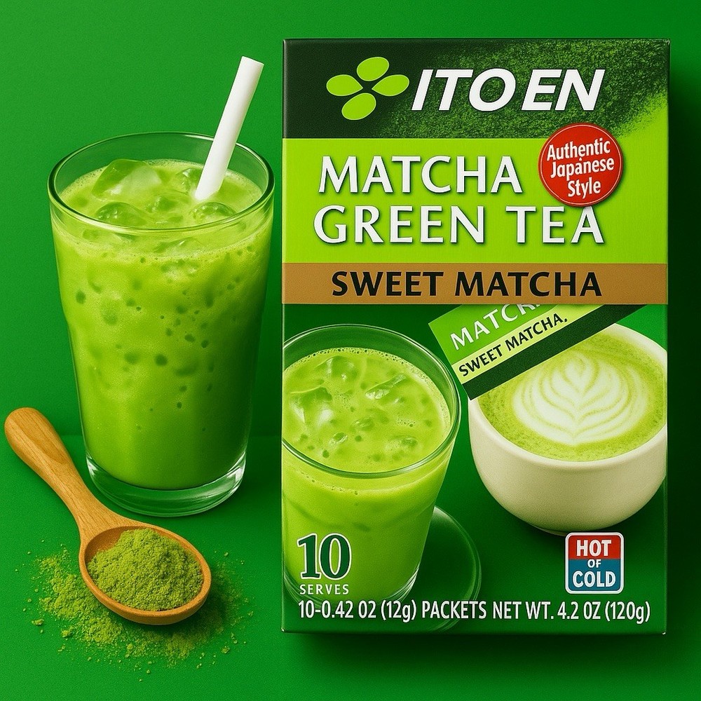 Ito En Matcha Green Tea Sweet Powder 4.2 oz Single Pack
