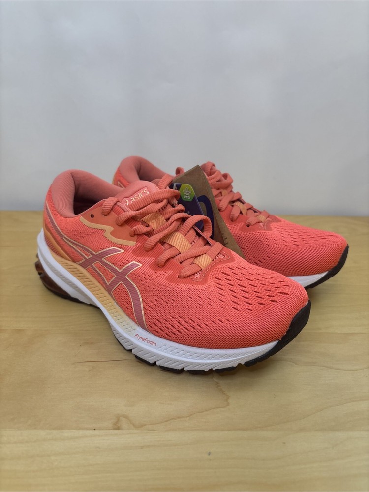 Asics GT-1000 11 Blazing Coral Papaya Athletic Running Shoes Womens Size 5