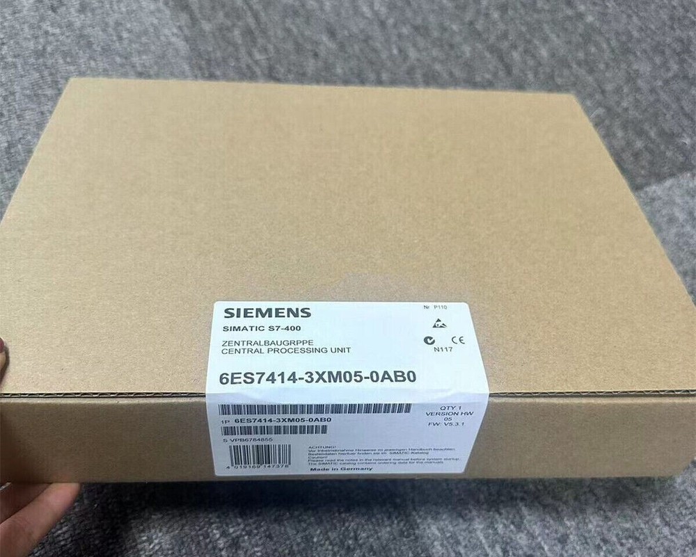 6ES7414-3XM05-0AB0 1PC New Sealed SIEMENS S7-400，CPU 414-3 6ES7 414-3XM05-0AB0