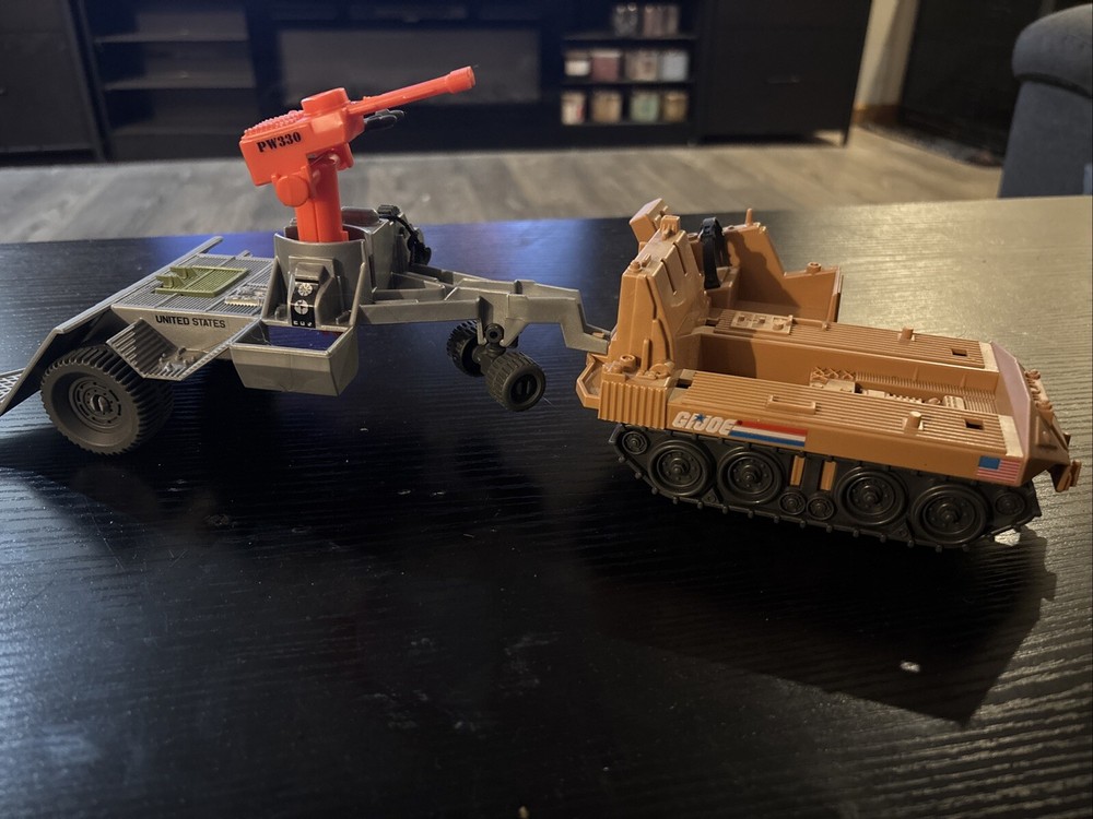 1988 Hasboro GI JOE RPV Vehicle Includes 1987 GI JOE Road Toad Trailer