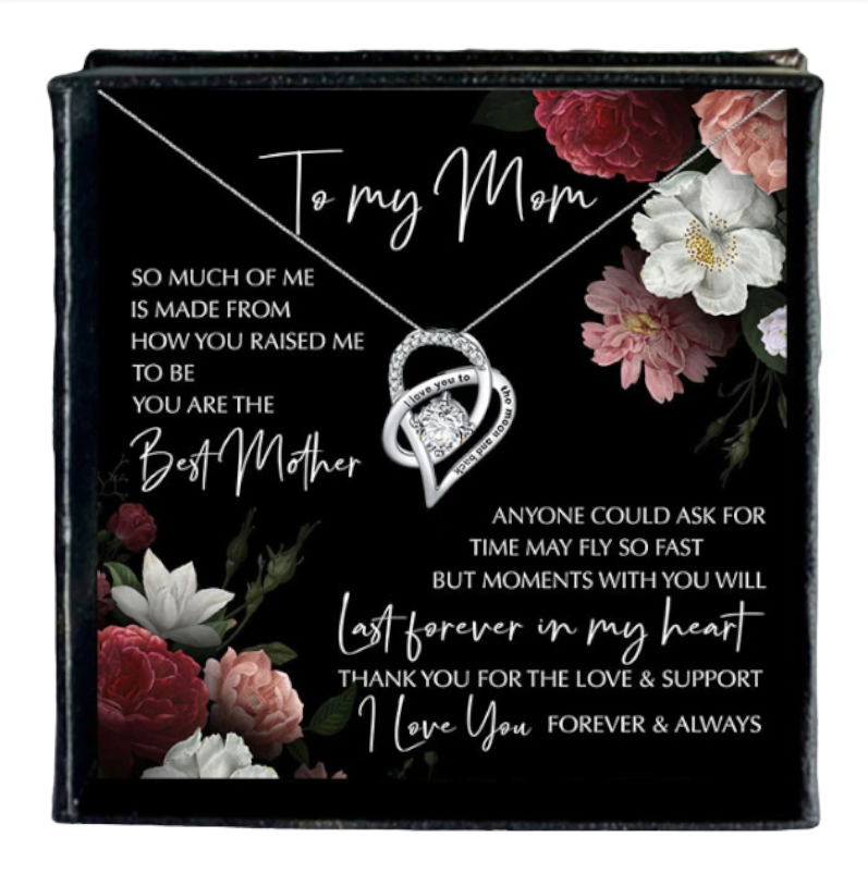 Mothers Day Gift Necklace & Message with Box AUS Stock Fast Free Express postage-image