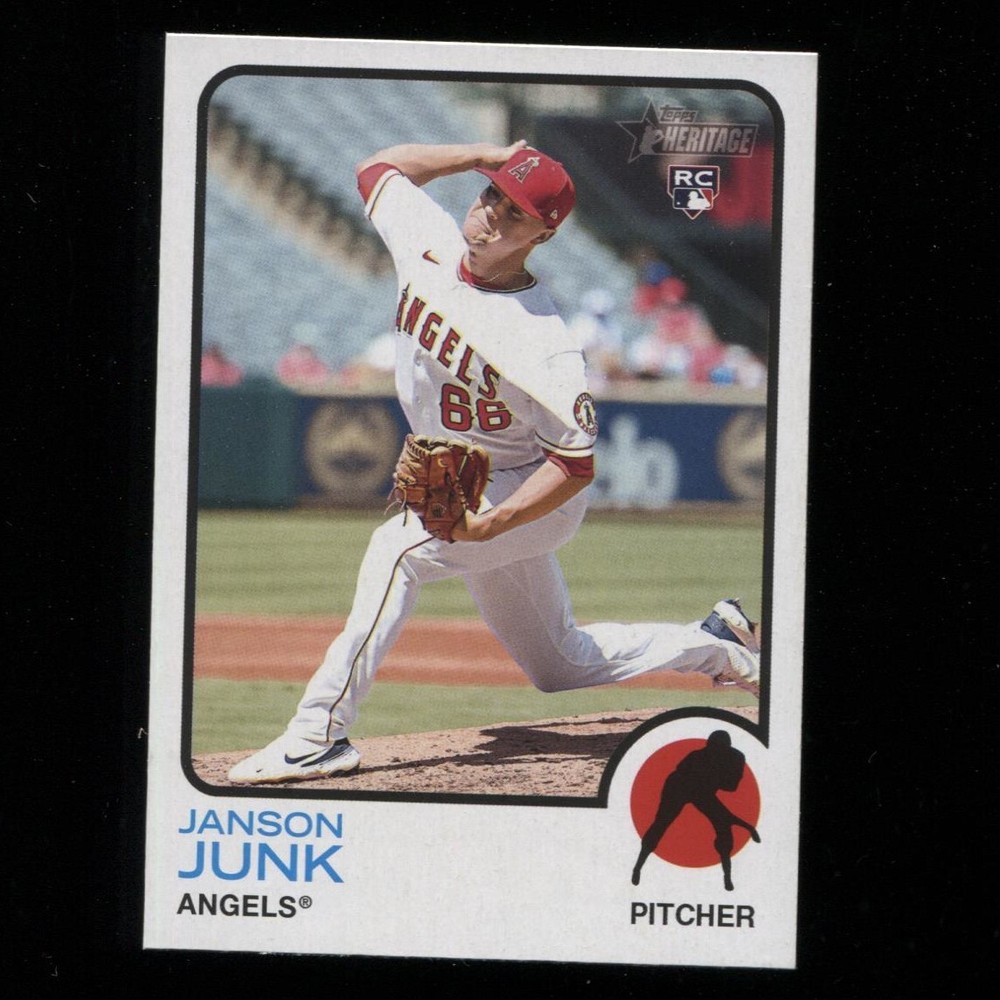 2022 Topps Heritage High Number Janson Junk SP #720 LA Angels Baseball Card