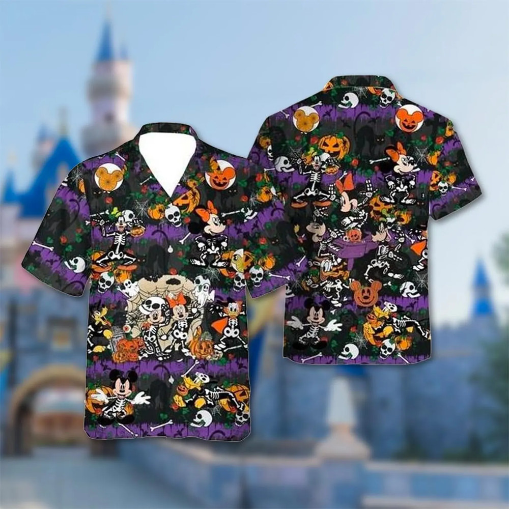 Mickey Mouse Halloween 3D HAWAII SHIRT US Size Best Price Father Day Gift-image