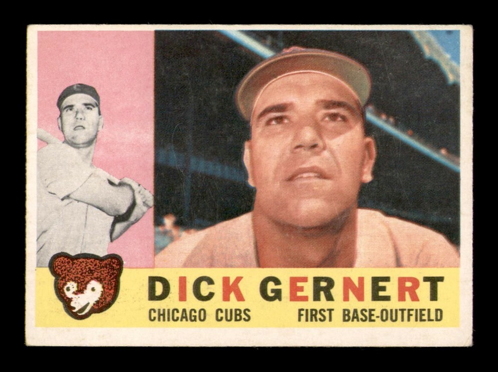 1960 Topps #86 Dick Gernert VG-EX Baseball Card OBGcards