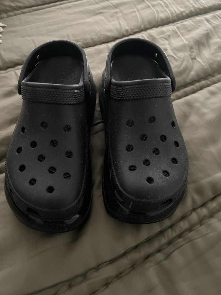 Crocs Womens Bae Platform Clogs Comfortable Slip-On Shoes