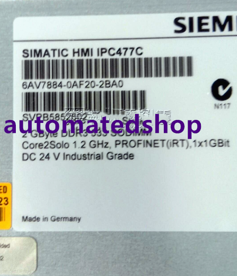 Siemens touch screen 6AV7884-0AF20-2BA0 Brand new fedex or DHL