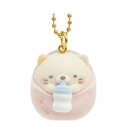 Presale 2022 November Sumikko Gurashi baby Petite Keychain shirokuma polar bear-image