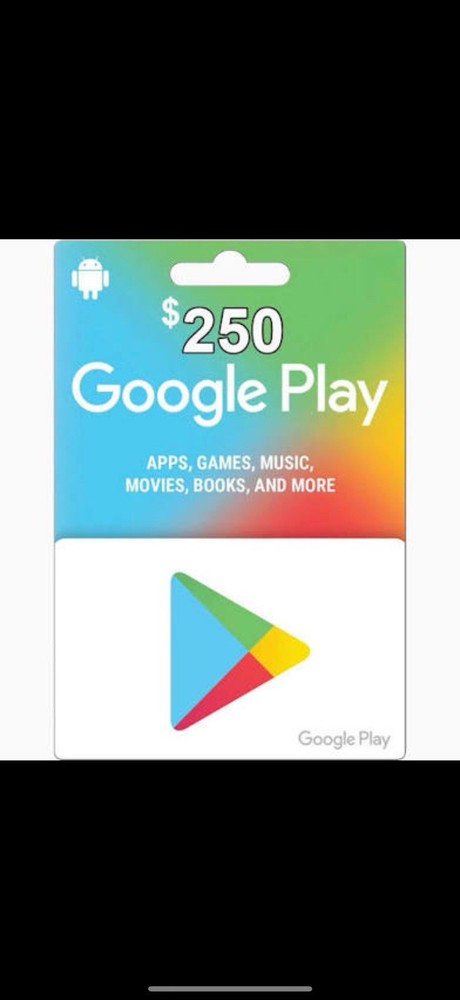 $250 Google Play Gift Card Instant Delivery or Local Pickup $50 $100 $300 $500 Options