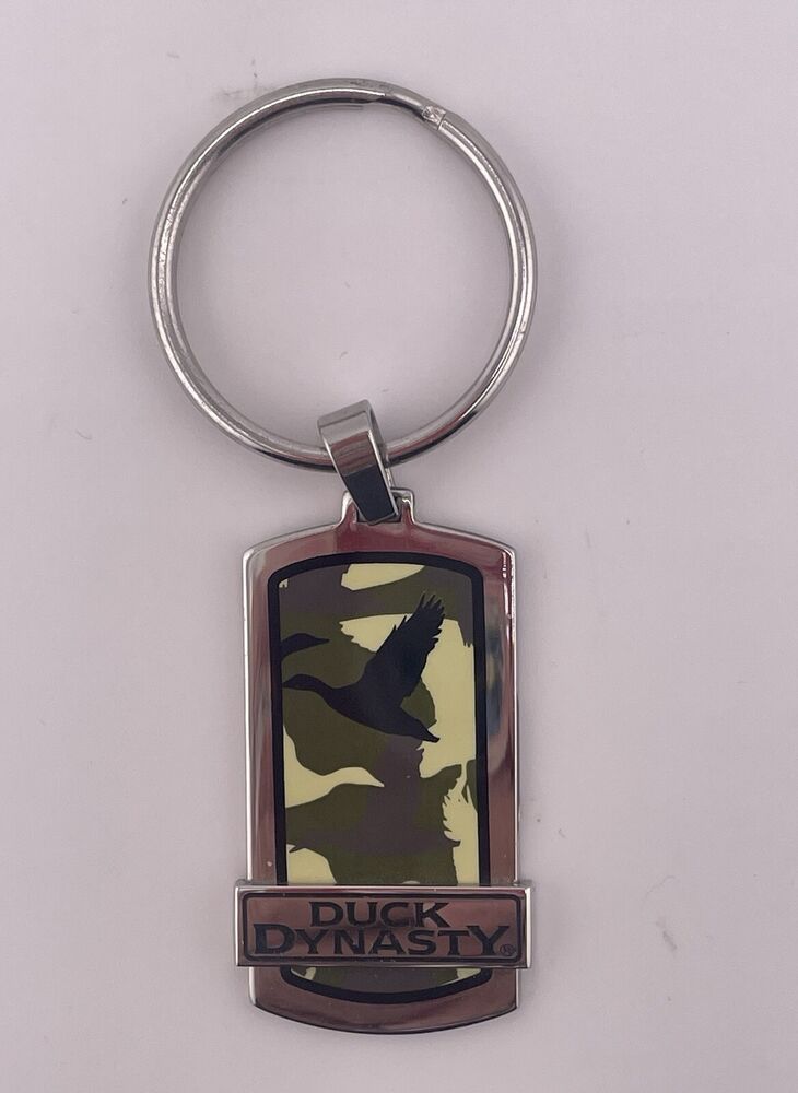 Duck Dynasty Dog Tag Keychain Stainless Steel
