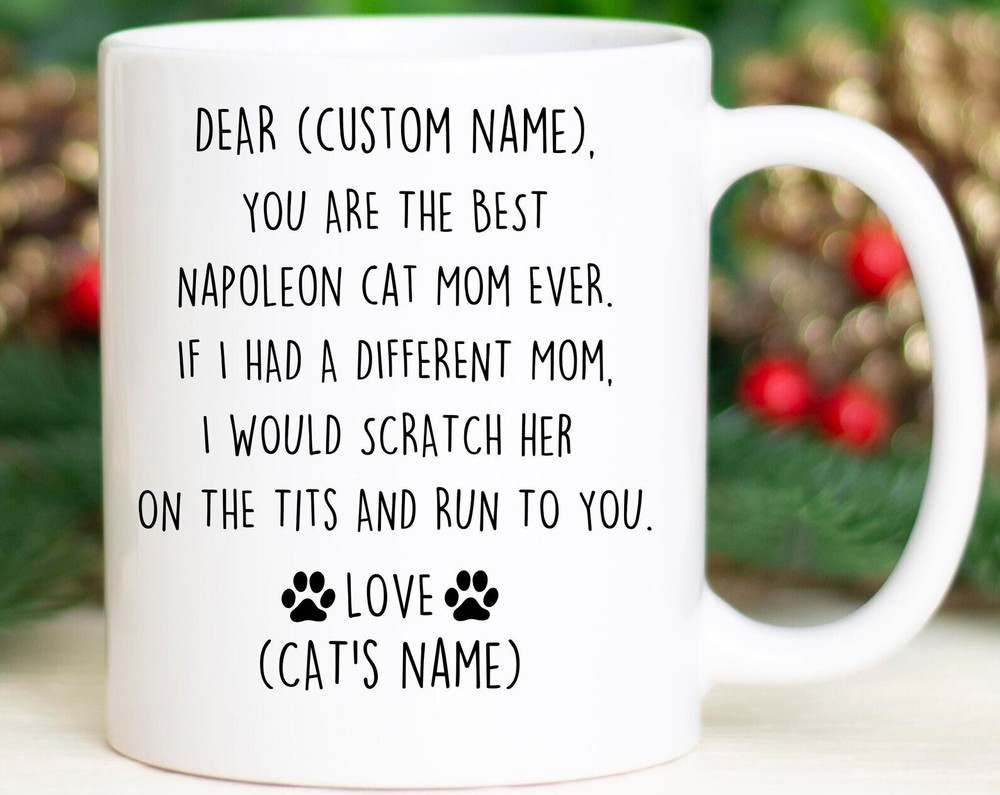 Napoleon Cat Mom Birthday Gift Napoleon Cat Mom Christmas Gift Minuet Cat Mom Va