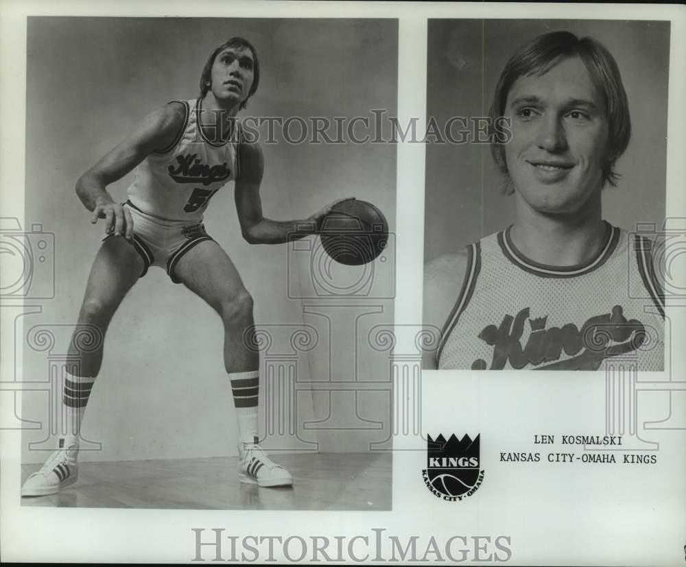 1975 Press Photo Kansas City-Omaha Kings' basketball player Len Kosmalski