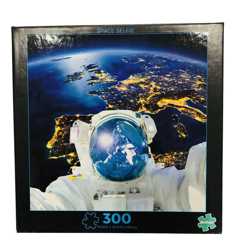 Buffalo Games 300 Piece Puzzle Space Selfie 02830 Large Pieces New