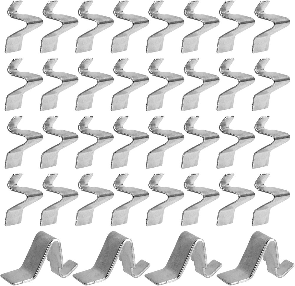 36 Pcs Cabinet Shelf Clips, Heavy Duty Metal Shelf Holders for Cabinets Shelves