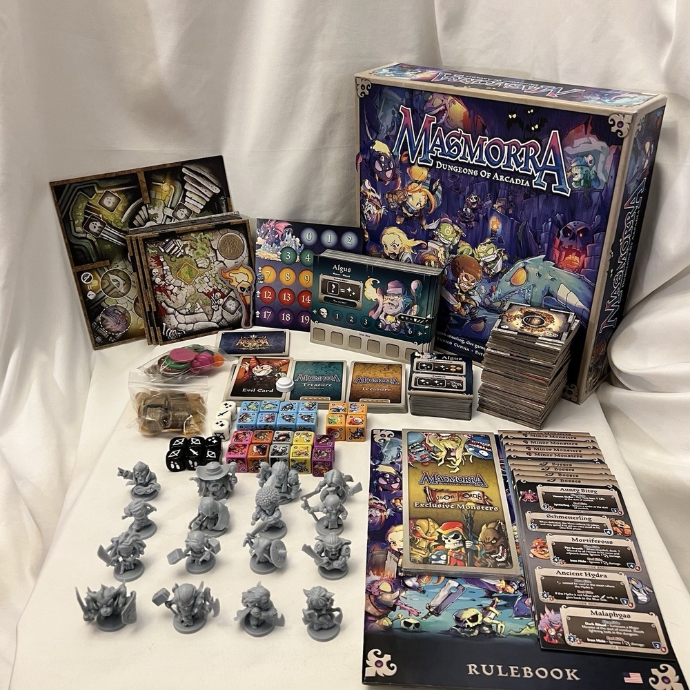 Masmorra: Dungeons of Arcadia, Kickstarter Bundle, Rare Add-Ons, Open Box New