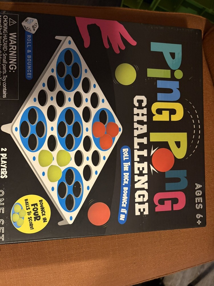Fun PING PONG CHALLENGE GAME for Kids Ages 6 and Up - New Edition