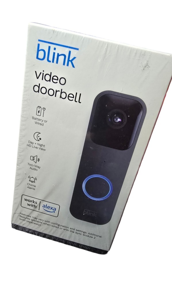 Blink Video Doorbell Camera Wired / Wireless Two Way Audio HD video