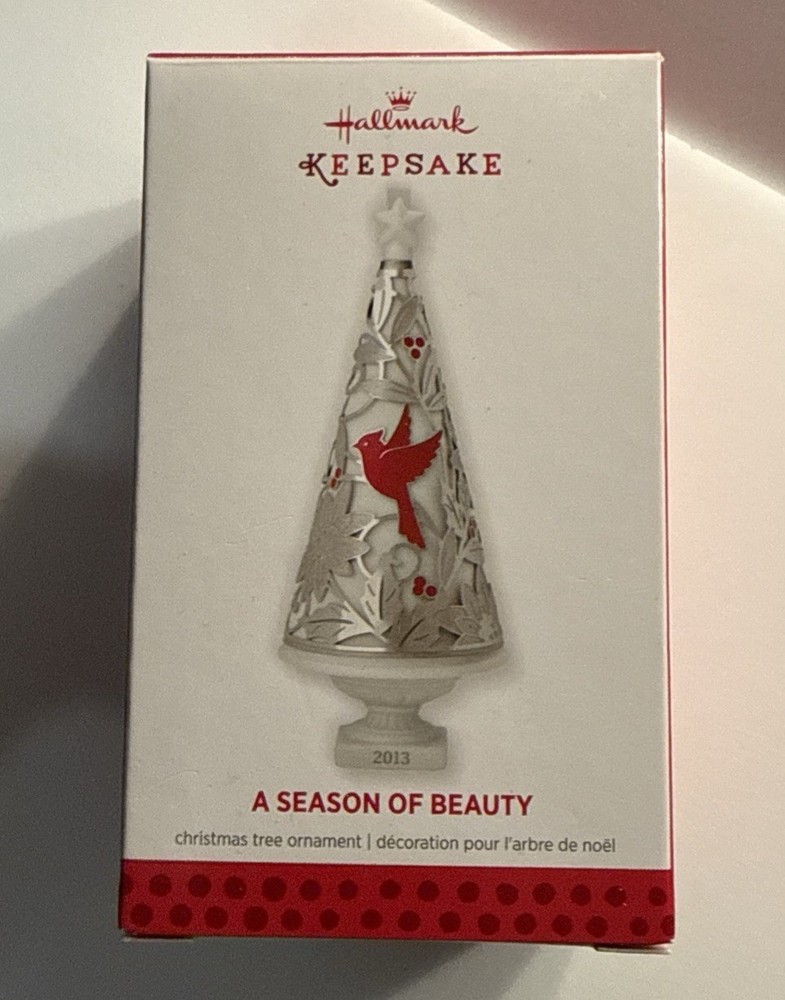 2013 Hallmark Keepsake Metal & Porcelain Christmas Ornament 