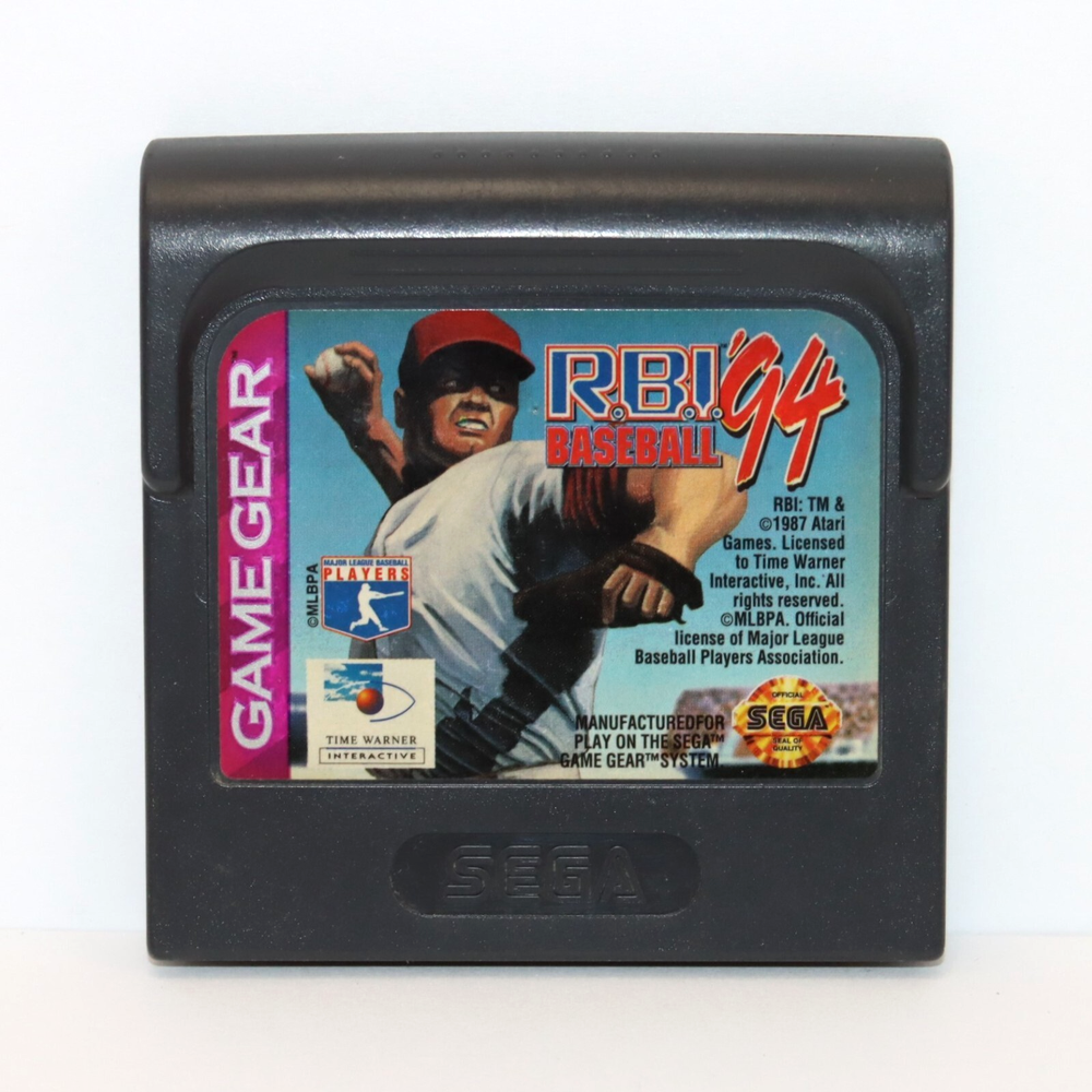 R.B.I. Baseball 94 Sega Game Gear Authentic Game Cartridge