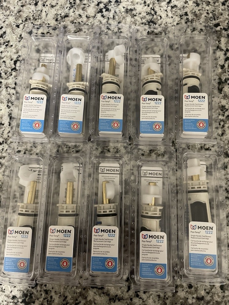 Moen 1222 Single Handle Tub Shower Replacement Cartridge Lot