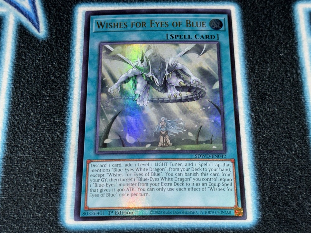 Wishes for Eyes of Blue - SDWD - Ultra Rare (UR) - Blue-Eyes White Destiny