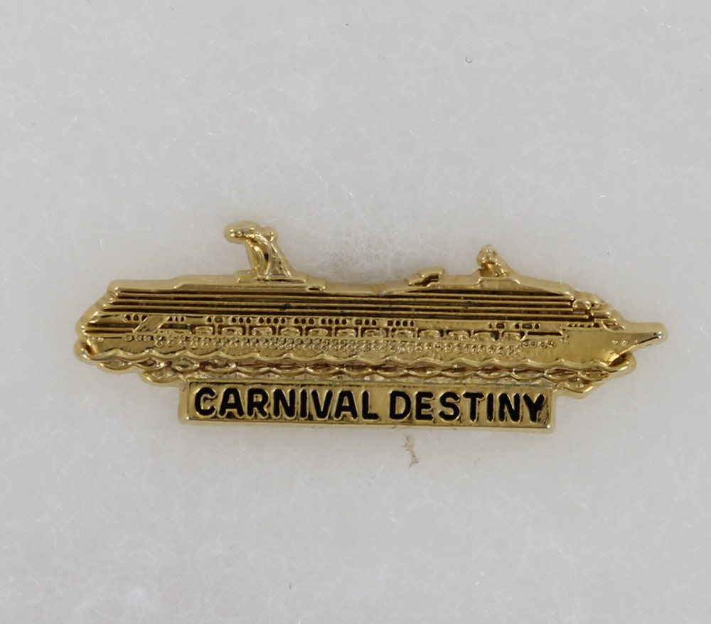 Vintage Carnival Cruise Line  Ship Tack Pin - Carnival Destiny