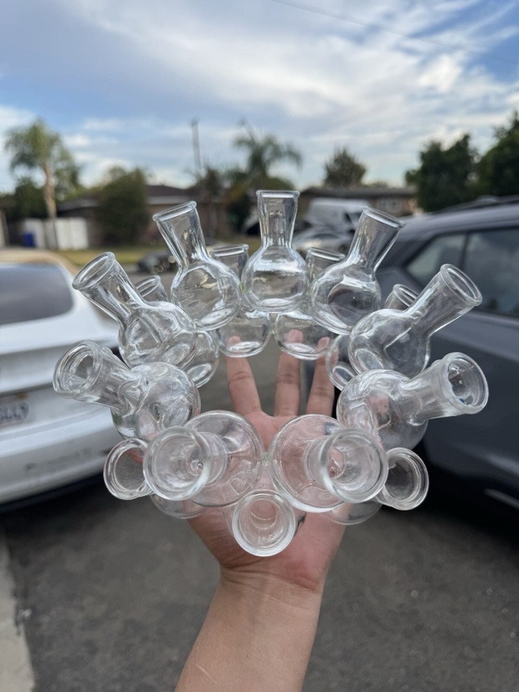 Vintage Glass Plant Propagation Vase/Arrangement, Glass Cluster Wreath of 18