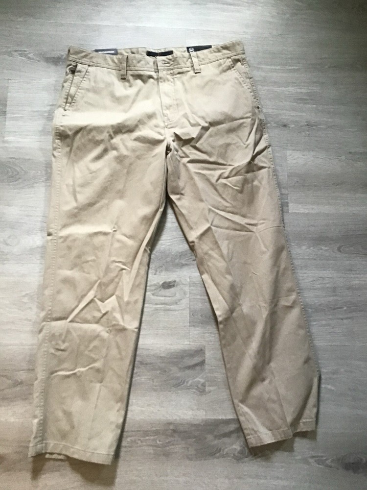 Original Weatherproof  Men's utility Chino Pants 38x32  Straight Fit, 6 -Pockets