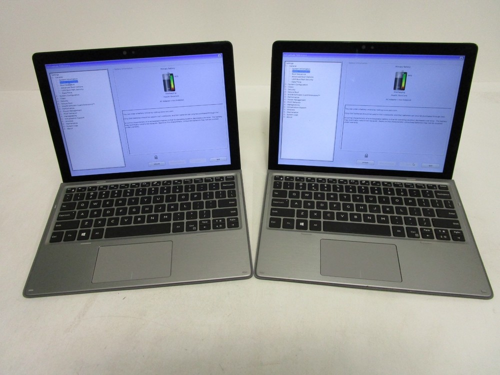 2- Dell Latitude 7200 2 in 1 Core i5-8365U 1.60GHz 16GB No HD No Power Adapter