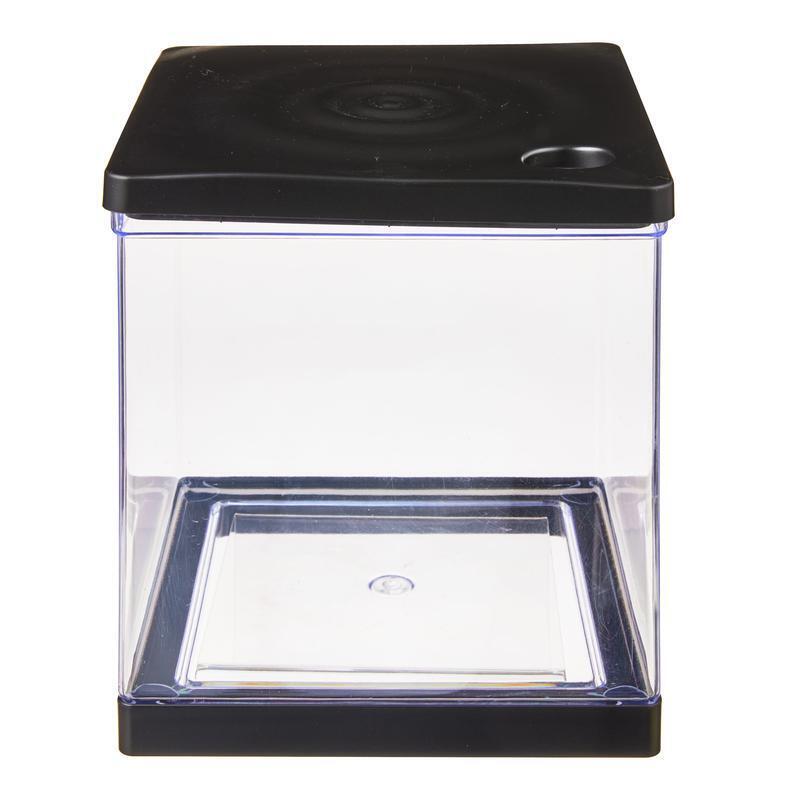 1.5 Gallon Clear Plastic Aquarium Tank for Small or Single Fish