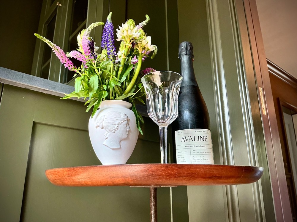 Midcentury Crystal Baccarat Malmaison Wine Glasses Claret 6 3/4” Set of 10