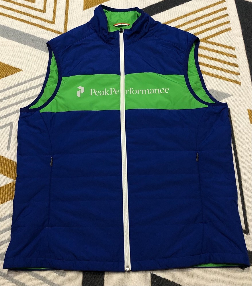 PEAK PERFORMANCE TWO SIDE VALTOV VEST Mens OUTDOOR Jacket  SIZE L NICE